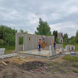 Дачный дом из СИП панелей ЦСП 55 м2