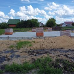 Фундамент плита под одноэтажный дом 105 м2 в Карачуне