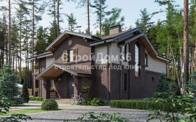 Цена дома 257 м2 с мансардой и баней