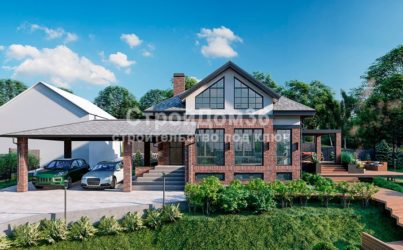 Цена дома 188 м2 с подвалом, мансардой и террасой